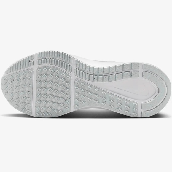 Nike Structure 25 Road Running Shoes White Metallic Silver Size 9 Women's - Picture 2 of 15